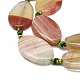 Natural Banded Agate/Striped Agate Beads Strands G-I245-58B-3