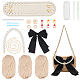 Kits de fabricación de bolsos cruzados con lazo para mujer PURS-WH0005-58B-1