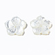Perlas de concha de nácar de concha blanca natural SSHEL-T014-42D-4
