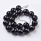 Dyed Natural Black Onyx Bead Strands G-E302-078C-20mm-2