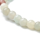 Natural Amazonite Beaded Stretch Bracelets BJEW-D446-A-31-3