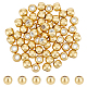BENECREAT 60Pcs 18K Gold Plated Brass Beads KK-BC0012-61-1