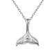 SHEGRACE Rhodium Plated 925 Sterling Silver Pendant Necklaces JN766A-1