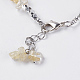 Natürliche Edelstein Perlen Armbänder BJEW-JB03569-4