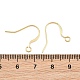 Gancho plano de latón para la oreja&nbsp;KK-CBA57BD-09G-3
