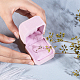Benecreat 10 Uds 5.5x5x4cm cajas de anillo de terciopelo 5 cajas de regalo de exhibición de joyería cuadrada de color para boda aniversario del día de San Valentín VBOX-BC0001-01-5