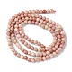Chapelets de perles en rhodonite naturelle G-F748-U01-02-3