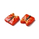 Cabujones navideños de resina opaca RESI-K019-40-3