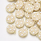 ABS Plastic Imitation Pearl Pendants X-PALLOY-T071-007-1