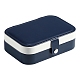Прямоугольная коробка-органайзер для набора ювелирных изделий из искусственной кожи с кнопкой PW-WG79315-03-2