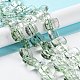 Transparent Glass Imitation Gemstone Beads Strands GLAA-G105-01A-2