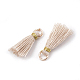 Polycotton(Polyester Cotton) Tassel Pendant Decorations X-FIND-S281-25-2
