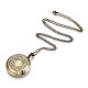 Ожерелья из медного медальона NJEW-R250-02AB-2
