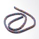 Electroplate Non-magnetic Synthetic Hematite Bead Strands G-F300-48B-F02-2