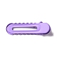 女の子用スプレー塗装鉄アリゲーターヘアクリップ  紫色のメディア  16x59x12mm  3個/カード PHAR-A011-01H-3