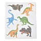 Kit di adesivi per pittura diamante dinosauro fai da te per bambini DIY-O016-07-2