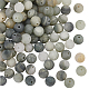 OLYCRAFT 96 Pcs 8mm Natural Green Rutilated Quartz Beads Strands Frosted Round Green Rutilated Beads 1mm Hole Natural Gemstone Beads Round Loose Stone Beads for Bracelet Necklace Jewelry Making G-OC0004-61A-1