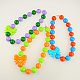 Kids Bulk Bubblegum Acrylic Beads Chunky Necklaces NJEW-JN00403-1