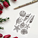 PandaHall Starfish Pattern Clear Stamps DIY-WH0167-56-682-5