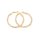 Brass Hoop Earrings KK-O144-23G-1