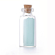 Adorno de botellas de los deseos de vidrio redondo BOTT-PW0011-51-1