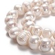 Brins de perles de culture d'eau douce naturelles PEAR-L033-94-01-2
