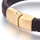 Lederband Kordel Armband & Armreif BJEW-E350-09A-2