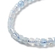 Natürliche Aquamarin Perlen Stränge G-D467-A10-3