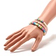 Handmade Polymer Clay Heishi Beads Stretch Kids Bracelets Set BJEW-JB07429-02-3