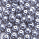 Cuentas redondas de perlas de vidrio teñidas ecológicas HY-BC0001-8mm-RB026-2