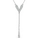 SHEGRACE 925 Sterling Silver Necklaces JN812A-1