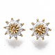 Brass Micro Pave Cubic Zirconia Peg Bails Charms X-KK-S348-477-NF-2