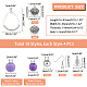 Chgcraft DIY Kit de fabrication de boucles d'oreilles chandelier DIY-CA0001-54-2