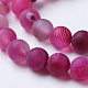 Natural Grade A Striped Agate/Banded Agate Beads Strands G-E478-6mm-4