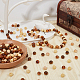 GORGECRAFT 400Pcs 4 Colors Natural Wooden Beads Unfinished Wood Beads 8mm Diameter 2~3mm Hole Round Spacer Beads Balls for DIY Beading Crafts Necklace Bracelet Jewellery Making Hanging Ornaments WOOD-GF0001-90-4