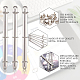 Benecreat 4pack meccanismo di raccoglitore a 4 anelli per quaderno a3 in acciaio inossidabile FIND-BC0003-19-3
