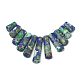 Chapelets de perles de pierres précieuses synthétiques G-S326-006-1