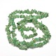 Verts puce aventurine chapelets de perles naturelles G-M205-10B-2