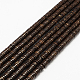 Natural Coconut Beads Strands COCO-R001-5x1.5mm-A01-2