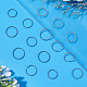 Dicosmetic 150 pz 3 stili 304 anelli di salto aperti in acciaio inossidabile STAS-DC0009-05-4