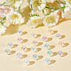BENECREAT 20Pcs 5 Colors ABS Plastic Imitation Pearl Beads KY-BC0001-29-6