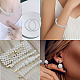 CHGCRAFT 340Pcs 6 Sizes White Acrylic Beads Round Acrylic Opaque Beads 6mm to 16mm Diameter Round Acrylic Beads Bulk for Wedding Handmade Craft Necklace Bracelet Making MACR-CA0001-36-5