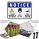 UV Protected & Waterproof Aluminum Warning Signs AJEW-GL0001-01A-10-6