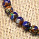 Synthetic Lapis Lazuli Round Bead Strands G-N0048-14mm-10-2