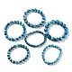Braccialetti elasticizzati con perline rotonde rotonde in apatite naturale BJEW-G697-01B-1
