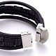 Leather Cord Multi-strand Bracelets BJEW-F349-23P-4