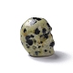Perles de jaspe dalmatien naturelle G-I352-02-4