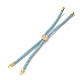 Изготовление браслетов из хлопка KK-F758-03T-G-2