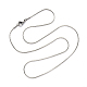 304 Stainless Steel Coreana Chain Necklace NJEW-S420-005B-P-3
