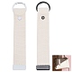 2 llavero rectangular de poliéster de 2 colores&nbsp;KEYC-CP0001-49B-1